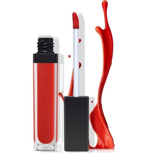 3 Piece private label cruelty free liquid lipstick best long wear hydrating non sticky matte lip gloss makeup vegan custom