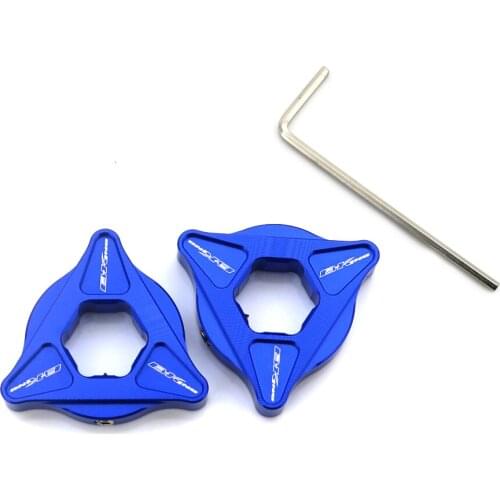 Motorcycle Accessories Fit For Suzuki GSX1300 B-King 2008-2009 14mm Front Fork Preload Adjuster Hexagon Design CNC Aluminum