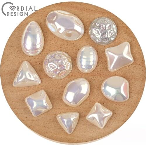 Cordial Design Jewelry Accessories/Acrylic Bead/Imitation Pearl Patch/Hand Made/AB Effect/DIY/Jewelry Findings & Components