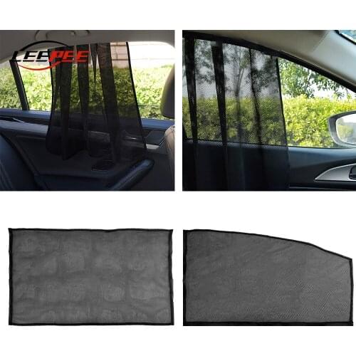 LEEPEE Auto Accessories Interior Decoration Car Sunshade Curtains Magnetic Type Screen Window Side Window Cover 4PCS/Set