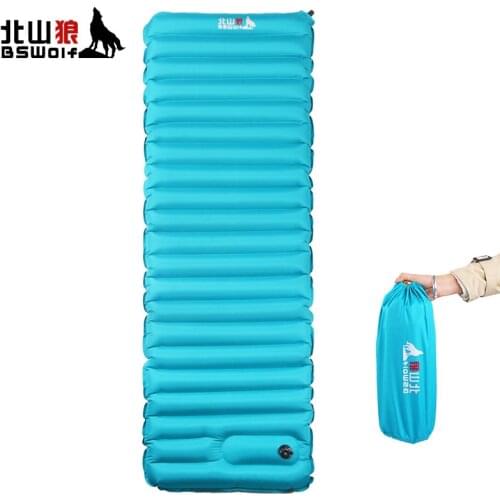 BSWolf single ultra light automatic widening and thickening inflatable cushion portable camping driving moisture-proof mattress