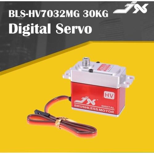 JX Servo BLS-HV7032MG 30KG Large Torque High Voltage Metal Gear Brushless Digital Servo For RC Car Helicopter Drone Parts