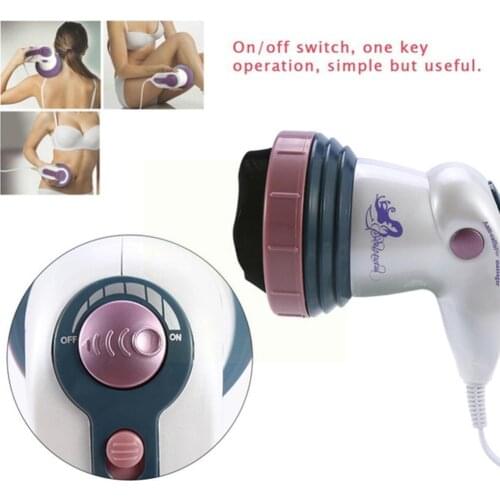 Electric Anti Cellulite Machine Body Massager Roller Infrared Massage Neck Soreness Slimming Constipation Relax Abdomen Rel B8T6