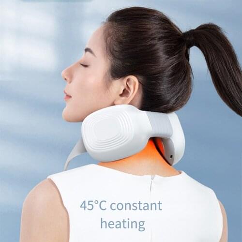 3 Mode Electric Vibrate Neck Massager Professional Infrared Heating Cervical Massage Machine Pain Relief Body Relaxation Tools