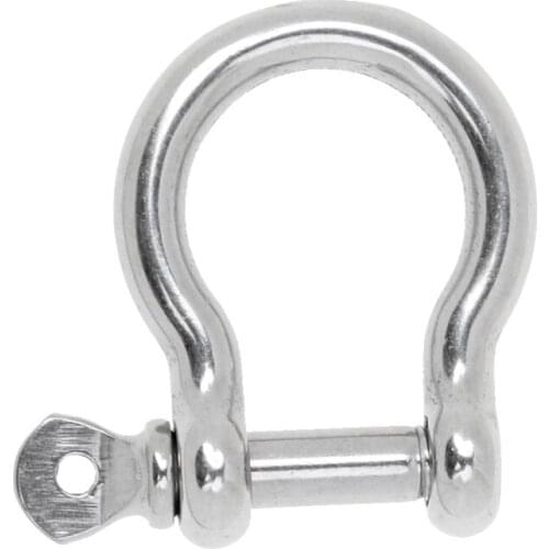 Marine Chain Rigging Bow Type Anchor Shackle with Captive Pin for Boat Sailing