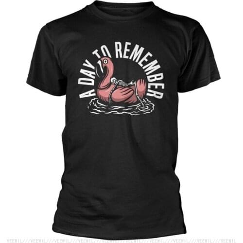 T Shirt Ideas A Day To Remember 'Flamingo Mens Funny O Neck Short Sleeve Hip-hop T-Shirt