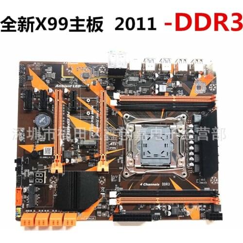New X99 computer motherboard 2011-V3 pin DDR3 memory supports V3cpu super X79 E5-2680V2