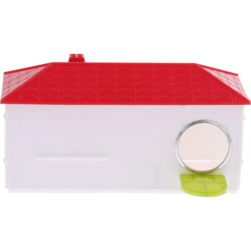 Plastic Bird Breeding Box Parakeet Budgie Cockatiel Nesting House Cage Box Avery