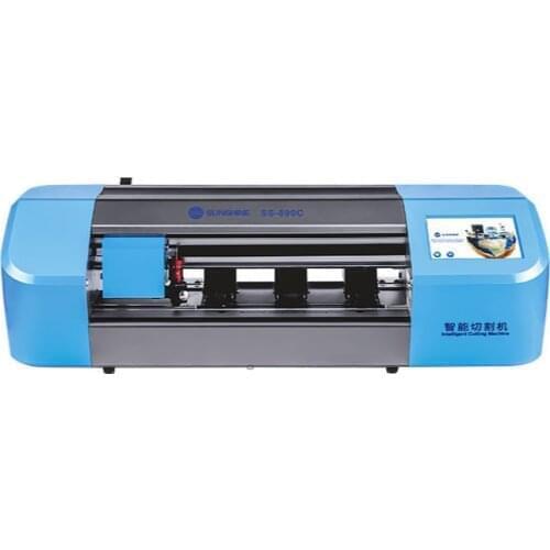 S-890C Auto Film cutting machine mobile phone tablet front glass back cover protect film cut tool protective tape