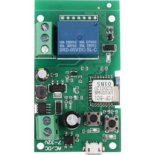 EWelink Smart Wifi Switch Relay Module Timer DC 5V/12V/24V/32V Wireless Remote Control Inching/Self-Locking Alexa Google Home