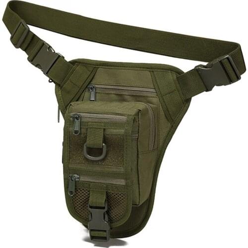 Outdoor Tactical Army Leg Bag Adjustable Hiking Hunting Waist Packs 800D Oxford Military Airsoft Molle Drop Leg Bags