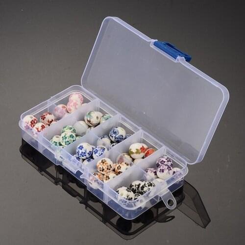 Vintage ceramic bead mixed box DIY porcelain loose bead handmade bead jewelry materials braclets for women