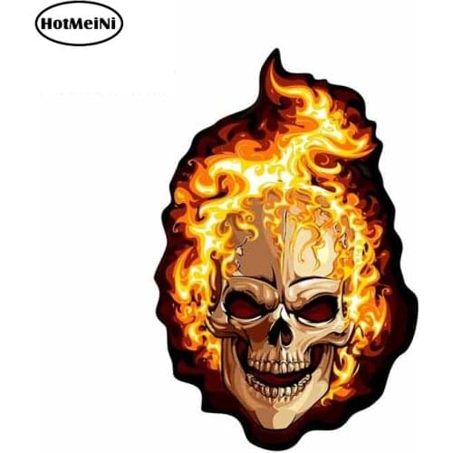 HotMeiNi 13cm x 6.7cm for Sticker Ghost Rider Fine Decal RV VAN 3D DIY Waterproof Anime Windshield Bumper Windows Vinyl JDM