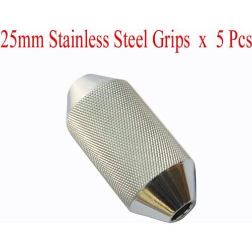 25MM Tattoo Stainless Steel Grip With Back Stem Tattoo Grips Supply 307-10