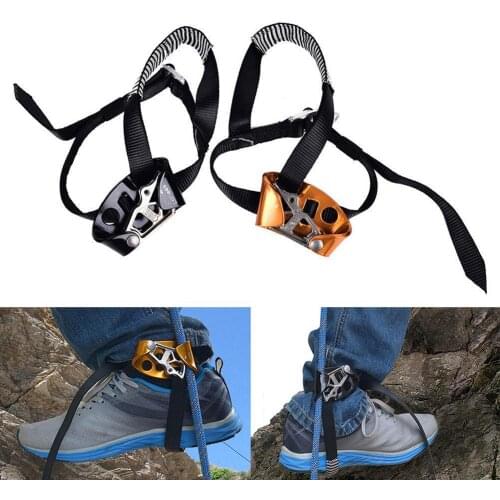 50% Hot Sale Left/Right Foot Ascender Riser Rock Climbing Mountaineering Safety Equipment Climbing Accessories