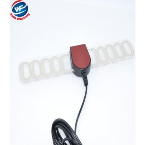 Car Analog TV Antenna Car DVD NAVI Auto Analog TV Radio FM AM Antenna for GPS DVBT TMC Navigation 2Din DC3.5+Fm connecter