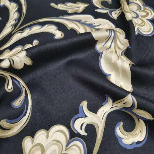 On Sale Glossy Dress Suit Fabric Digital Print DIY Sewing Trousers Scarf Craft Pajamas