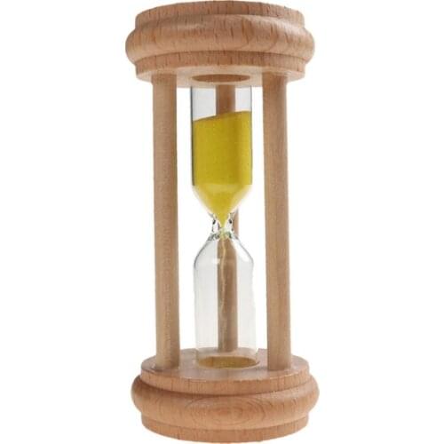 Cetinaccessories Small Wooden Sand clock desk clock relogio de mesa настольные часы reloj de escritorio