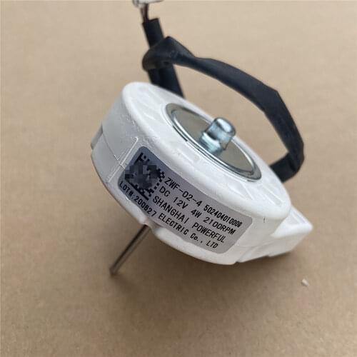 DC 12V 4W 2100RPM Fan Motor for Midea Refrigerator Fan Motor ZWF-02-4 50240401000Q Replacement for Midea Refrigerator