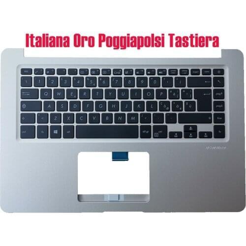 Italiana Oro Poggiapolsi Tastiera per Asus X510U X510UQR X510UQ 90NB0FM1-R30531