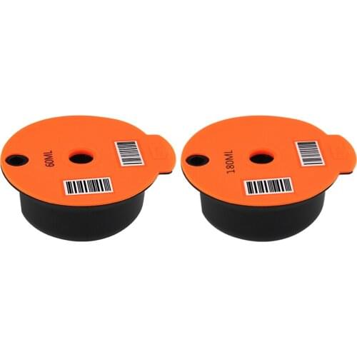 Coffee Capsule Cup Reusable Filter Pod + Spoon Brush for Bosch-s Tassimoo