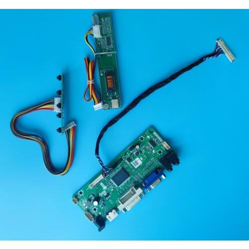 Kit for LP141WX3-TLB2/TLB3/TLB4/TLN1/TLN2/TLP1 1280X8001 lamps LVDS Signal VGA 14.1" DVI Controller board Panel monitor 30pin