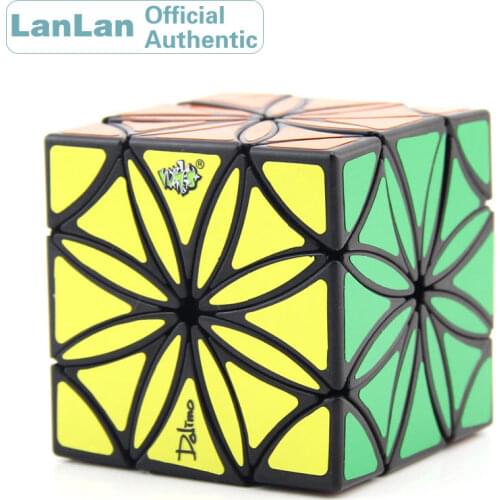 LanLan Flower Magic Cube Petal Cubo Magico Professional Neo Speed Puzzle Antistress Educational Toys For Children