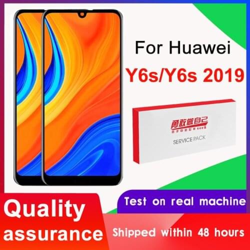 New Tested 6.09'' Display Replacement For Huawei Y6s LCD Touch Screen Digitizer Assembly For Huawei Y6s 2019 JAT-L29 LX1 LX3 L41
