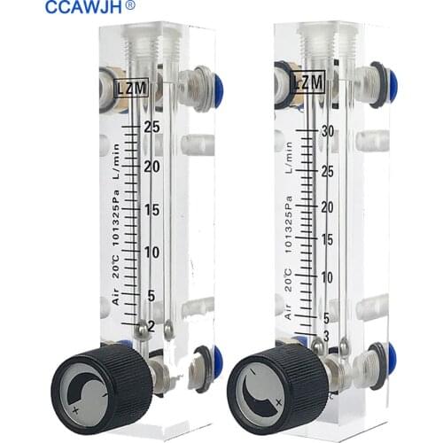 Oxygen Flow Meter Air Flow Meter 1L 2L 3L 5L 10L 15L 20L 25L 30L 35L Made of Plexiglass For Ozone Generator + Free Shipping