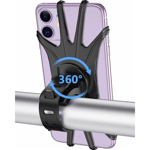 Universal Motocycle Bicycle Mobile Phone Holder Bike Phone Handlebar Bracket Suport Celular for Huawei Xiaomi iPhone Phones