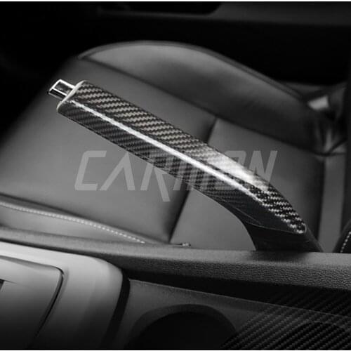 Carbon Fiber Parking Brake Handbrake Handle Lever Sleeve Cover Protector for Chevrolet Camaro 2010 2011 2012 2013 2014 2015
