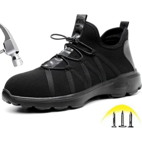 Safety Shoes For Men and Women Puncture Proof Steel Toe Cap Lightweight Breathable Insulation Safety Protective Boots Work shoes