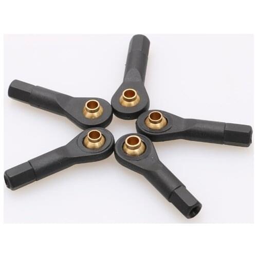 5PCs Ball Head Holder Tie Rod End M2.5 M3 Ball Joint Link Turn Buckle Servo Linkage Nylon Connector Spare Parts for RC Airplane