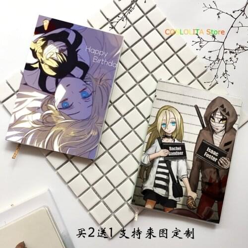 Anime Angels of Death Rachel·Gardner Men Women Student Notebook Eye Protection Notepad Cartoon Memorandum Book Xmas Gifts