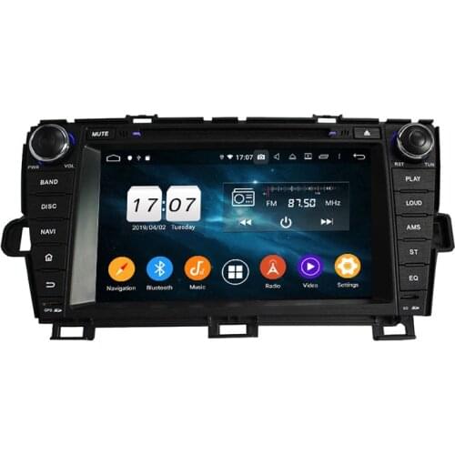 KLYDE factory Android 9.0 64GB ROM Car DVD Auto Radio Stereo GPS Audio Monitor Mirrors for Prius 2009-2013 LHD