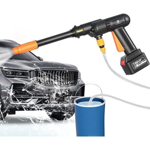 Wireless High Pressure Car Wash Washer Gun Portable High Pressure Washer Foam Generator Water Gun Spray Cleaning Auto Device