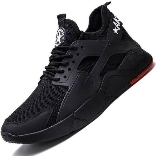 Brand Super High Quality Mens Casual Shoes Mesh Lace Up Mens Casual Flat Sneakers Basic Mens Casual Shoes