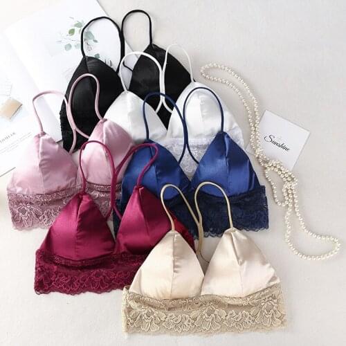 Bra Wireless Bras for Women Lingerie BH Lace Sexy Bralette Push Up Bra Straps Backless Bras Large Size