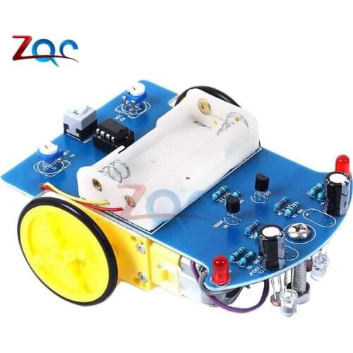 D2-1 Intelligent Tracking Line Smart Car TT photosensitive Motor robot Electronic Toy DIY Kit Smart Patrol Automobile Parts