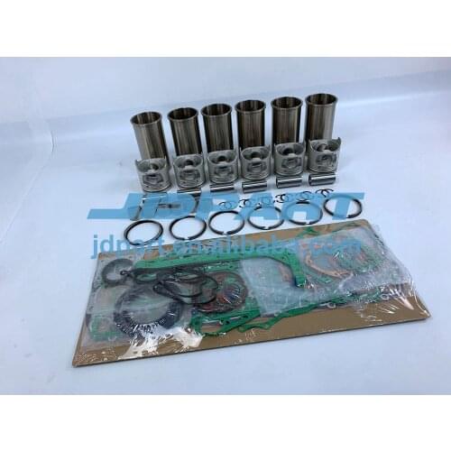 D6D Rebuild Kit With Cylinder Gasket Set Piston Rings Liner Kit For Volvo