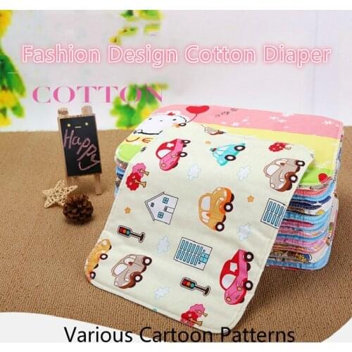 Baby Washable Diaper Infant Cotton Ventilation Nappy Urine Mat Newborn Baby Changing Pads Covers Kid Waterproof Bedding