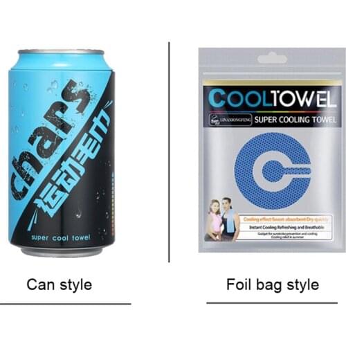Travel Cooling Towel For Instant Cooling Relief Not Fade Microfiber Soft Breathable Towel for Sports Fitness Camping Running