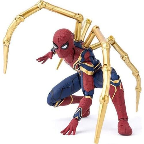 Disney The Avengers Spider Man Action Figure Infinity War PVC Model Toys Spiderman Doll Movable Doll Toys For Children Present