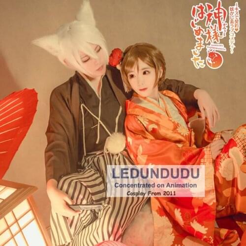 Anime Kamisama Love Cosplay Kimono Momozono Nanami Hanayome Clothes Kamisama Kiss Wedding Wear Tomoe Newlywed Costume