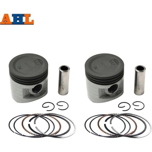 AHL 2 Sets STD ~+100 Cylinder Bore Siz 53mm~54mm Motorcycle Piston & Piston Ring Kit For HONDA CA250 CMX250 CMX 250 C Rebel 250