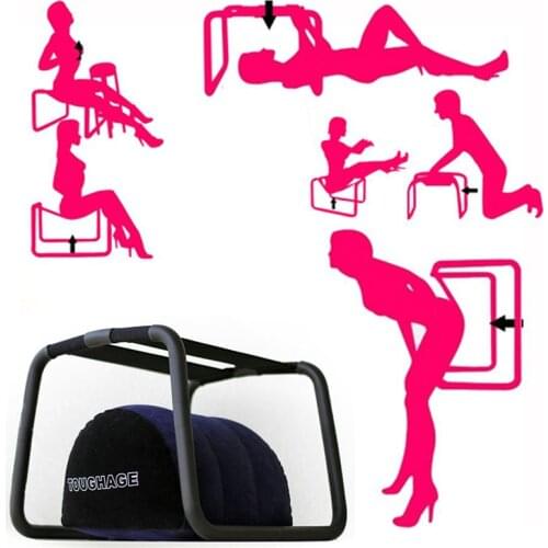 Bdsm Bondage Adult Games Sex Chair With Soft Inflatable Pillow Sex Aid Women Love Position Cushion Sex Furniture Erotic Sofa