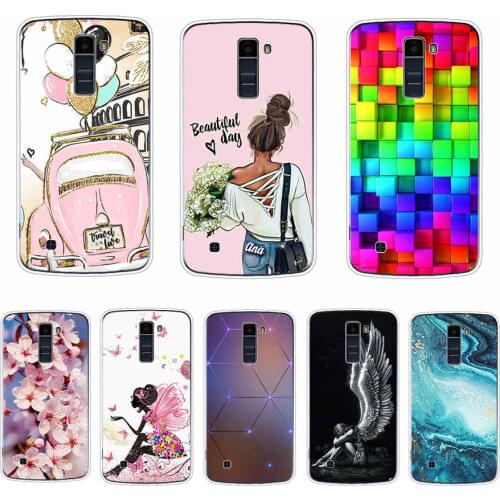 For LG K10 2016 Case Soft Silicone Cover Cartoon Cover For LG K10 K 10 LTE K410 K420N K430 Back Cover Bumper Case