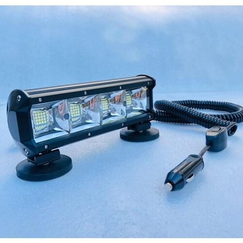 192w Flood Led headlight Portable Magnet holder base Car Roof Spotlight Magnetic Led work light Tool lamp Camp Repair Fishing