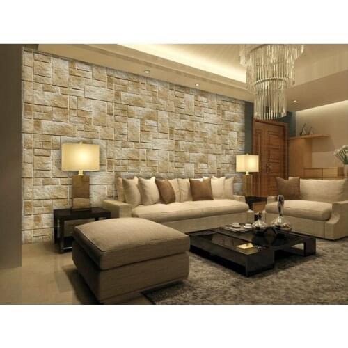 Custom retro wallpaper, old brick pattern for the living room TV background wall vinyl wallpaper Papel hall de parede
