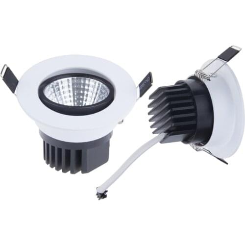 Dimmable 9W 12W 15W 18W Recessed Ceiling LED Bulb Spot Light Fixture 5W 7W COB LED Downlight Flood Lighting Lamp AC 110V-240V